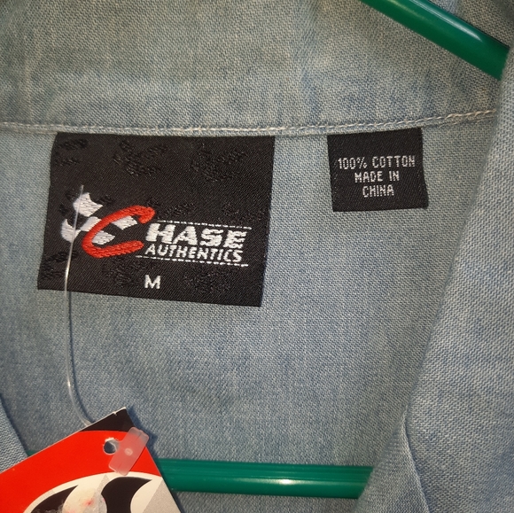 NWT Nascar Tony Stewart #20 Womens Denim Jean Vest Button Up Meduim - Picture 5 of 6